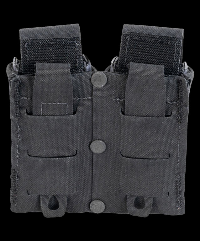 double PISTOL MAG POUCH - tank track with flap