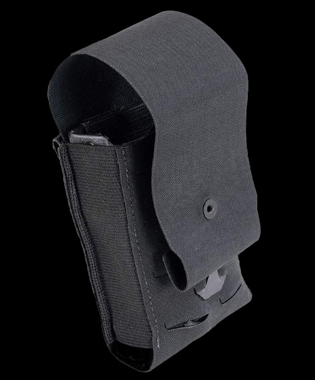 Single Rifle Mag Pouch with flap - tank track
